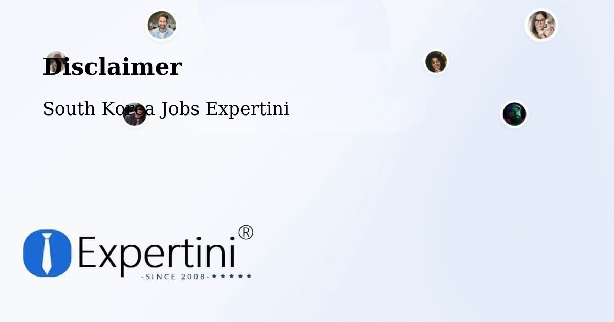 Disclaimer – Naesŏ - South Korea Jobs Expertini