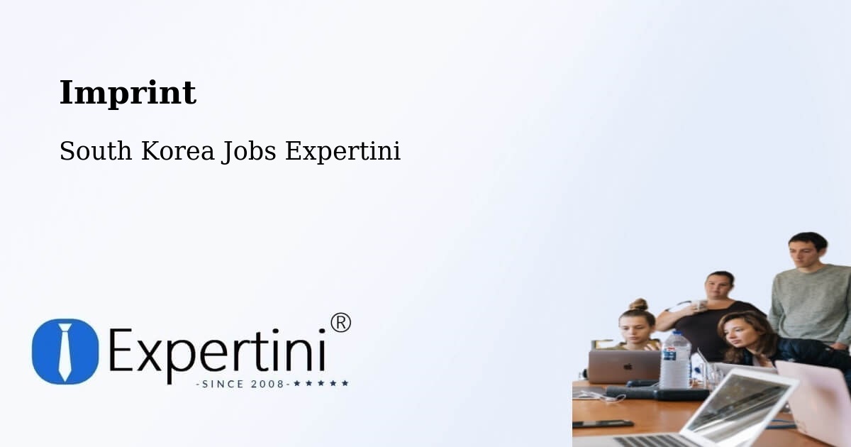 Imprint – Naesŏ - South Korea Jobs Expertini